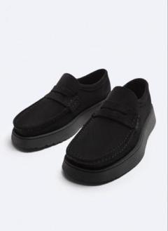 CLARKS ZARA レザー アンクルブーツ 38ベージュ Clarks Zara レザーミュール スウェード ベージュ 42サイズ