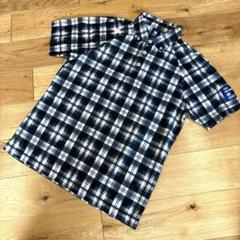 DESCENTE GOLFデサントゴルフ★オシャレなチェック柄ゴルフウェア★M