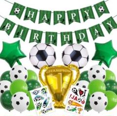 バースデー 誕生日 バルーン 風船 サッカー 飾り バースデーフォト