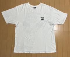 Stussy メキシコ製　ホワイト ラスタライオンロゴ　XL Tシャツ