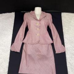 VO/CEMA/L /スカートセットアップ スーツ　ウール カシミヤ混 VO/CEMA/L /スカートセットアップ スーツ ウール カシミヤ混