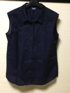 JUNKOSHIMADA PART2 ノースリーブシャツブラウス　15R