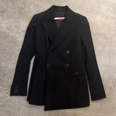 ダークビッケンバーグ リング付きジャケット シルク55%混 新品