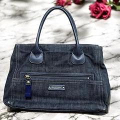 美品 BLUE LABEL ブルーレーベル ハンドバッグ CRESTBRIDGE