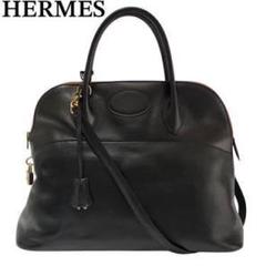 美品 HERMES エルメス ボリード 37 ハンドバッグ ブラック ◯V刻印