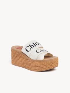 【新品未使用】Chloe エスパドリーユ　レース　24.0から24.5 白 新品未使用】Chloe エスパドリーユ レース 24.0から24.5 白