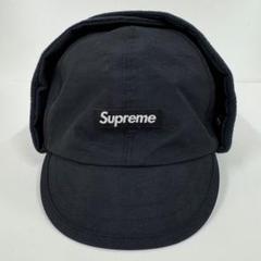 supreme イヤーフラップ　ファー　キャップ　ブラック　スクリプトロゴ Supreme Earflap New Era Black - FW19 - US