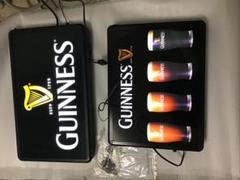 GUINNESS(ギネスビール)電飾看板2種類　新品未使用 GUINNESS(ギネスビール)電飾看板2種類 新品未使用 - メルカリ