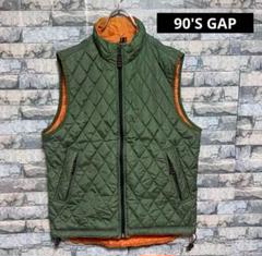 old gap ベスト ナイロン フリース タクティカル フィッシング XL まさにバッグいらず ポケット多数の 90年代 【 old gap