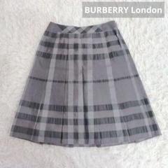 【美品】Burberry プリーツスカート　グレー　チェック　36 S ◇BURBERRY BLUE LABEL プリーツスカート◇グレー - メルカリ
