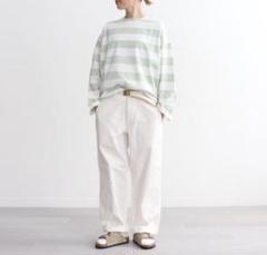saro 購入MASTER&Co. ペイントチノパンツ/ホワイト・S