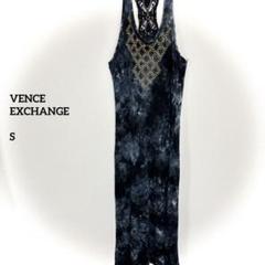 VENCE EXCHANGEノースリーブタイダイロングワンピース装飾S c070