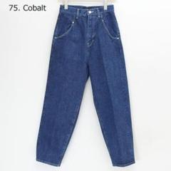 【美品】LOEFF デニム　13oz リジッドデニム　レディースサイズ1 LOEFF ジーンズ デニム デニムパンツ 「LOEFF」 13oz スラックス
