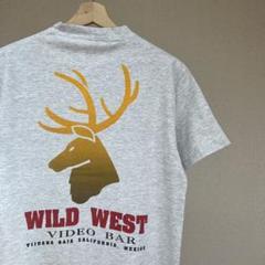 80s 90s USA製 グレー プリントTシャツ Mサイズ vintage