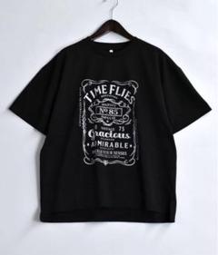 新品starting overオーバーサイズプリント クルーネック 半袖Tシャツ