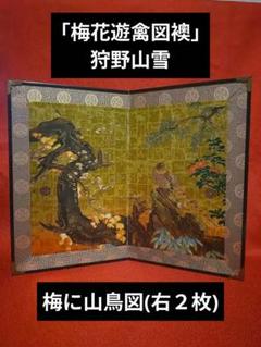 狩野山楽、梅に山鳥図襖絵、超希少・大判画集画、新品高級額装付 狩野山楽・山雪」、そしてセンチメンタル小旅行（後） | No