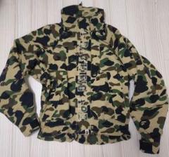 新品キッズエイプ迷彩ジャケット キッズエイプ迷彩ダウンジャケット