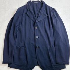 EMPORIO ARMANI アンコン サマーニット 超伸縮性 サイズL 紺