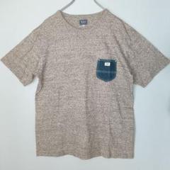 Lee デニムポケット Tシャツ Lサイズ　綿100%　防縮加工