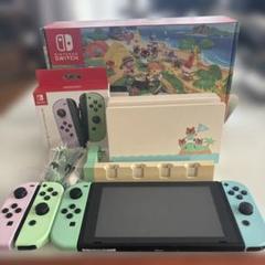 Nintendo Switch あつまれどうぶつの森 本体 ジョイコン4つ