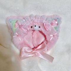 着ぐるみ ぬい服 おすわり ねこ 16cm サイズ ピンク - Cuddly