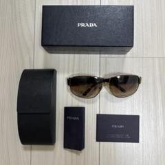 PRADA サングラス SPR01H べっ甲 ゴールド ブラウン y2k - メルカリ