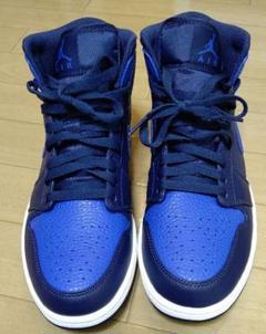 NIKE AIR JORDAN 1 MID OBSIDIAN/ROYAL