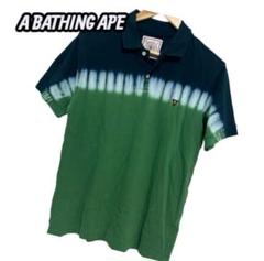 A BATHING APE ポロシャツ Mサイズ グラデーション