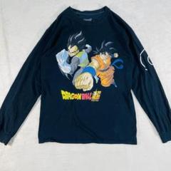 希少 DRAGONBALL超 オーバーサイズ メンズ ロングTシャツ M 黒 綿