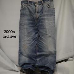 Edwin 色落ちフレアデニム　y2k アメカジ　古着 2025年最新】2000s edwinの人気アイテム - メルカリ