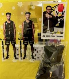 群馬クレインサンダーズ　コーフリッピン　ユニフォーム　他グッズ 群馬クレインサンダーズ #コーフリッピン選手 パープル