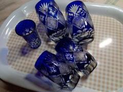 江戸切子　4点セット