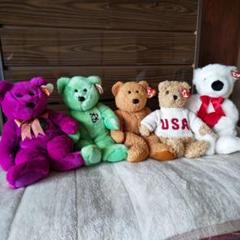 まとめ売りTy BEANIE BABY レア アメリカにて購入 ぬいぐるみセット Amazon.co.jp: タイ(Ty) ぬいぐるみ Beanie Babies ツンドラ (M