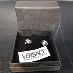 【極美品】VERSACE ストーン メデューサ カフス カフリンクス ビジネス VMPD7-716-19 VERSACE メデューサ カフリンクス カフスボタン