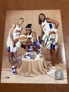 WNBA Detroit Shock サイン入り写真 Amazon.com: Signed 2006 WNBA Shock Auto'd Champions Locker