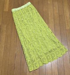 限定価格　ニコアンド　鍵編み　スカート　M