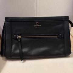 kate spade ブラック クラッチバッグ - メルカリ