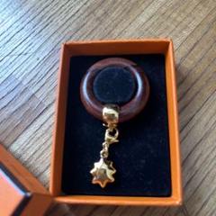 HERMES エルメス スカーフリング 星を巡る旅展 限定 ウッド