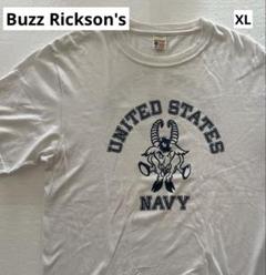 バズリクソンズ US Navy"ビル・ザ・ゴート"Tee USA製 白 XLのサムネイル