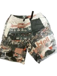 Supreme デニムショートパンツ サイズ30 FUCK 総柄 - メルカリ