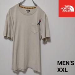 ノースフェイス　Tシャツ　メンズXXL オートミールカラー