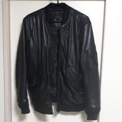 DIESEL ディーゼル MA-1 レザージャケット ブルゾン フライト