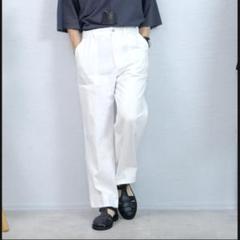 SO】ホワイトデニムベイカーパンツ Mサイズ 大山シュン