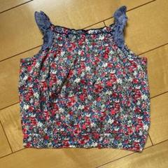 【Familiar】花柄キャミソールトップス 90㎝