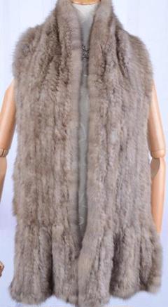 格安！ロシアンセーブルリボン付きマフラー*毛皮の王様*日本製 新品 【ブラウン】 早い者勝ち！ロシアンセーブルマフラー*毛皮の王様*日本製 新品