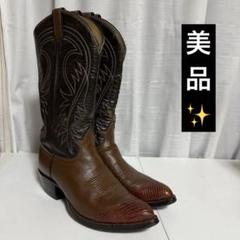 ⭐️未使用⭐️　トニーラマ　ウエスタンブーツ　ロングブーツ　刺繍　ブラウン ⭐️未使用級⭐️ トニーラマ ウエスタンブーツ ロングブーツ