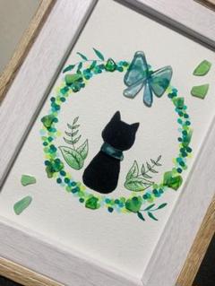 シーグラスアート 猫の検索結果 - メルカリ