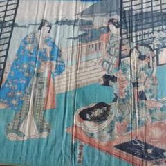 真作錦絵　楼閣之図　国貞作　篇額 真作錦絵 楼閣之図 国貞作 篇額 - メルカリ