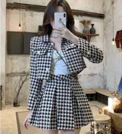 新品 未使用 DHOLIC ツイードセットアップ 千鳥格子 韓国人気 パール M 1501506_21540914_k4.jpg?f=webp