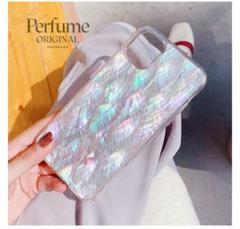 キラキラ天然シェル♡ホワイト✨海 夏 ハワイ オリジナル✨iPhoneケース